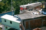 Favelas in Rio de Janeiro - Contrasts in a favela