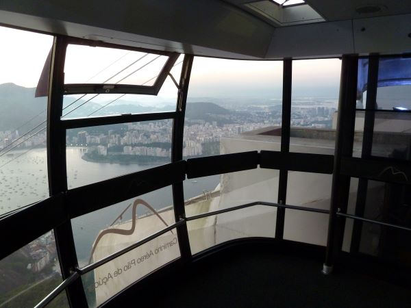 Private ride of cable car in Rio de Janeiro